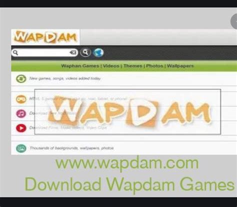 www.wapdam|Wapdam: free videos, music, apps, games, downloads